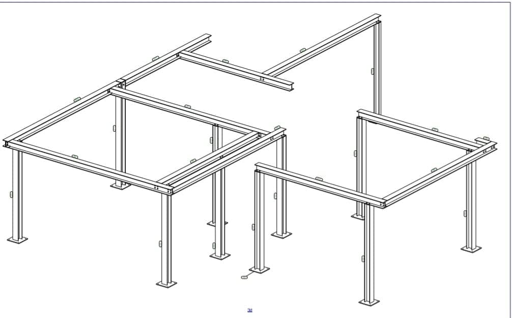 Churchtown steel engineering structural steel drawing