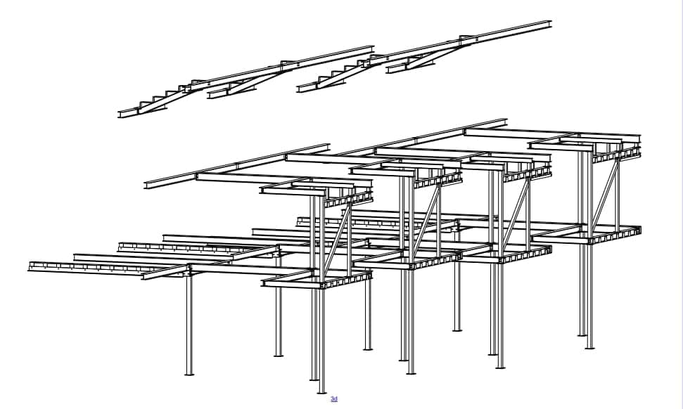 Churchtown steel engineering structural steel drawing